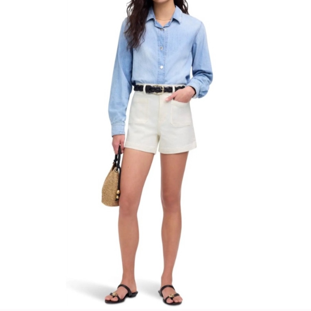 Madewell Emmett White Shorts